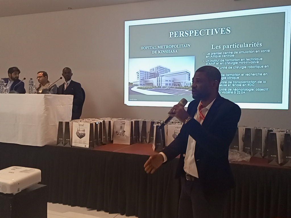 Conférence en Urologie à Kinshasa par JMTA